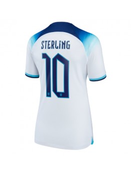 England Raheem Sterling #10 Replika Hemmakläder Dam VM 2022 Kortärmad